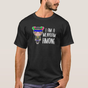 Camiseta Hmong Miao Orgulhosa Garota Tradicional Mulher Hmo