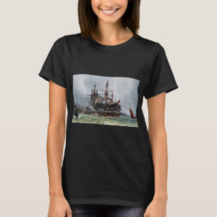 Camiseta HMS Implacable um navio de terceira classe de 74 c