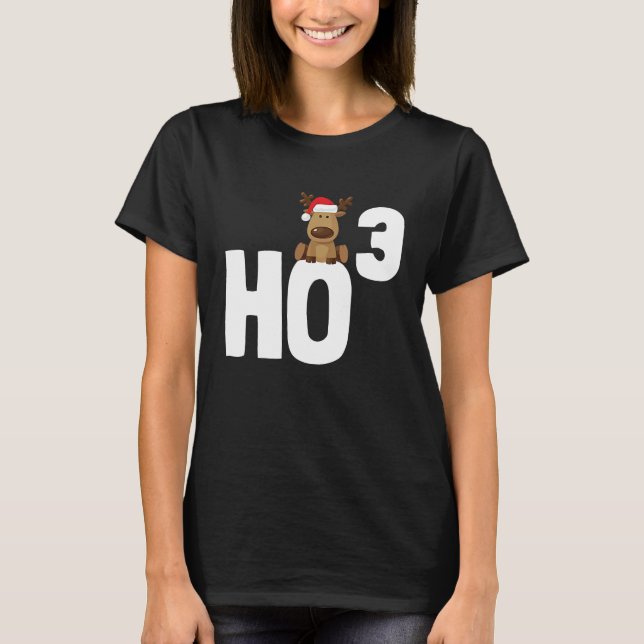 Camiseta Ho 3 Curvei Natal Ho Ho Ho Professor Ho3 (Frente)