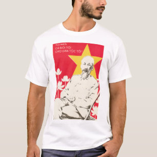 Camiseta Ho Chi Minh "Minha Vida Inteira Às Pessoas" Vietnã