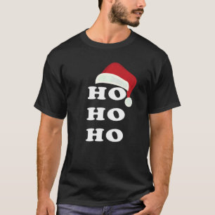 Camiseta Ho Cortou Ho Para O Poder Três Ho Ho Ho Christma