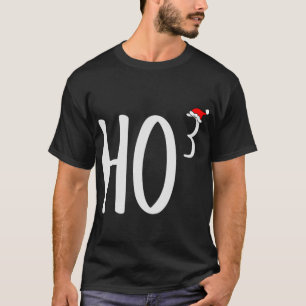 Camiseta Ho Cubed Ho Ho Ho Ho Professor Natal
