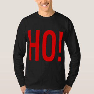 Camiseta Ho Engraçado Correspondência de Natal do Pajama Ve