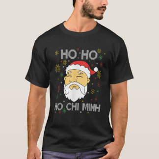 Camiseta Ho Ho Chi Minh asiático Vietnamita Santa Claus Chr