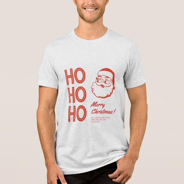 Camiseta Ho Ho! Feliz Natal (Frente)