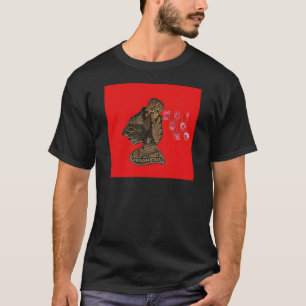 Camiseta Ho Ho! Feliz Natal Indonésia, bonitinho retro vin