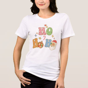 Camiseta Ho Ho Groovy Feliz Natal