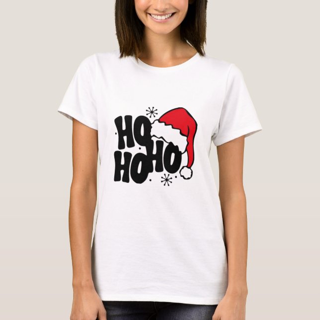 Camiseta "Ho Ho Ho" (Frente)