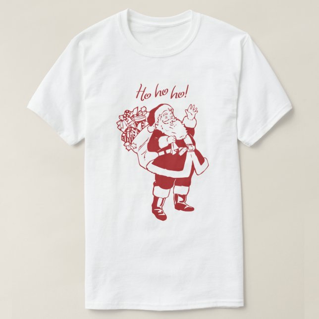 Camiseta Ho! Ho! Ho! (Frente do Design)