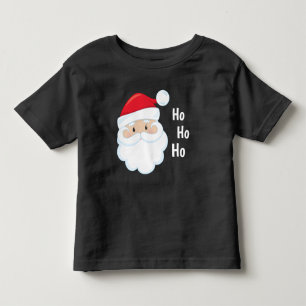 Camiseta Ho Ho Ho branco vermelho dos feriados do Natal da