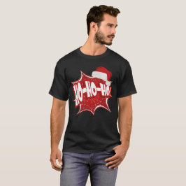 Camiseta Ho Ho Ho | Chapéu de Natal Moderno