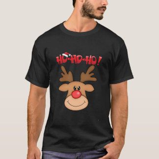 Camiseta Ho Ho Ho Dill Doe - Motif renne de Noël
