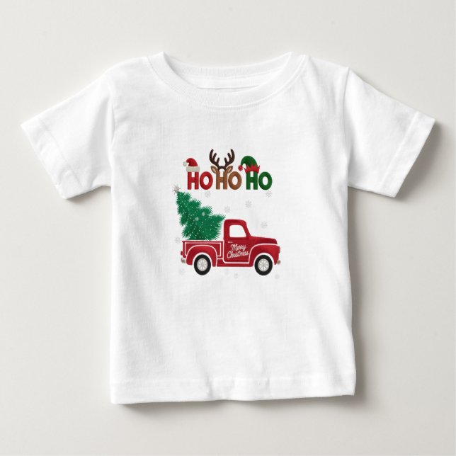 Camiseta Ho-Ho-Ho Elegant Soft Merry Christmas Party (Frente)
