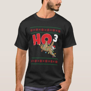 Camiseta Ho Ho Ho Engraçado Matemática Feia Natal Doce Xmas
