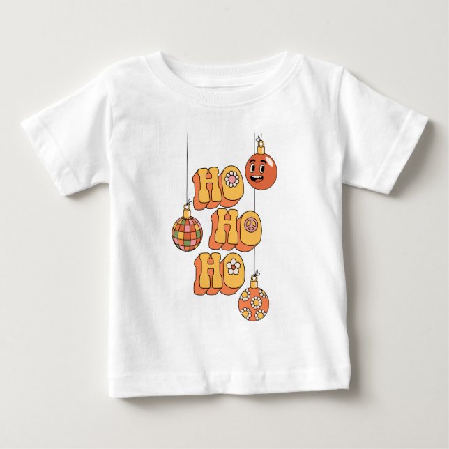 Camiseta Ho Ho Ho - Feliz Natal (Frente)