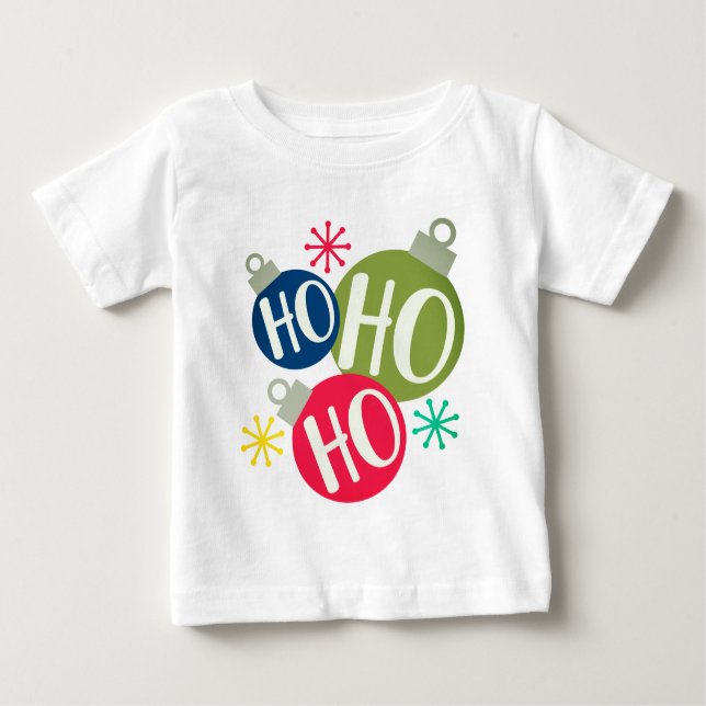 Camiseta Ho Ho Ho Festivo Natal Xmas Matando (Frente)