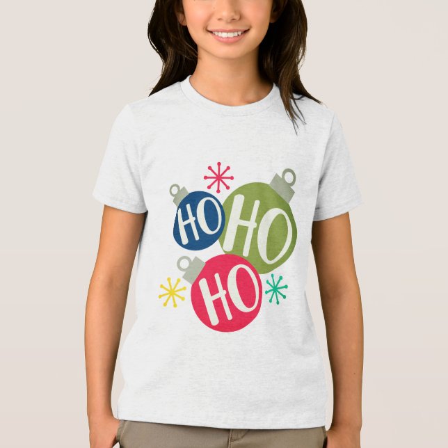 Camiseta Ho Ho Ho Festivo Natal Xmas Matando (Frente)