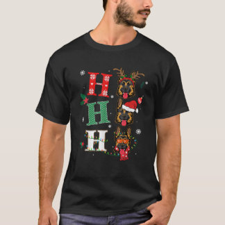 Camiseta Ho Ho Ho German Shepherd Dogs Xmas Outfit Christma