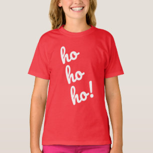 Camiseta Ho Ho Ho! Papai Noel Ho Natal