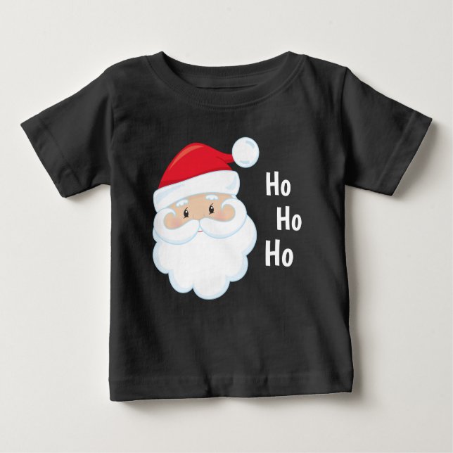 Camiseta Ho Ho Ho Papais noeis Enfrentam Férias de Natal Ve (Frente)