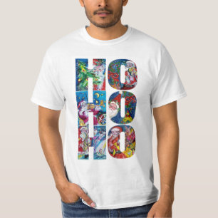 CAMISETA HO HO HO PAPAIS NOEIS NATAL MÚSICO À NOITE
