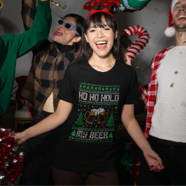 Camiseta Ho Ho Hold My Beer Funny Christmas