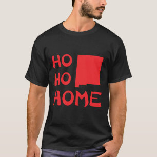 Camiseta Ho Ho Home Novo México Papais noeis Feriado de Nat