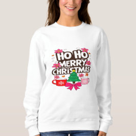 Camiseta Ho Ho Merry Christmas – Cozy Holiday Vibes