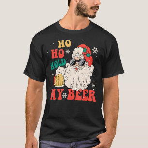 Camiseta Ho Ho Minha Cerveja Santan Óculos Solares Groovy R