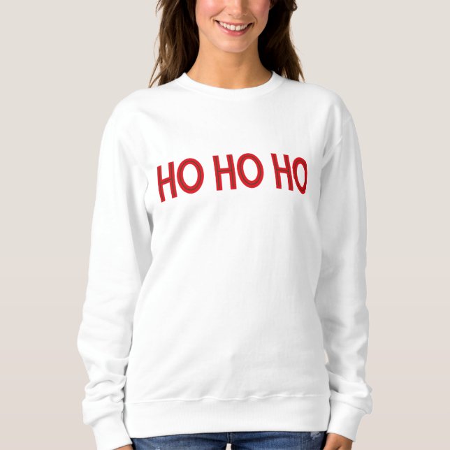 Camiseta Ho Ho Red Christmas Sweshirt (Frente)