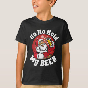 Camiseta Ho Ho Segure Minha Cerveja Engraçado Natal Em Julh