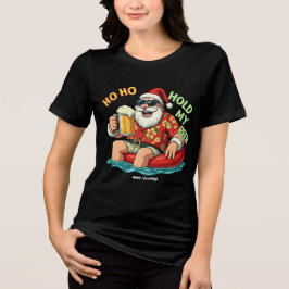 Camiseta Ho Ho Segure Minha Cerveja Papais noeis Engraçados