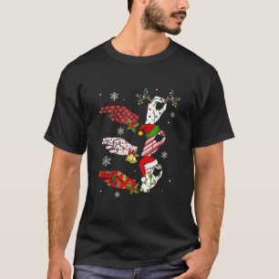 Camiseta Ho Ho Sinal Language Pajamas Familiares do Orgulho