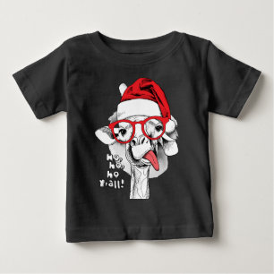 Camiseta Ho Ho Y'all Giraffe