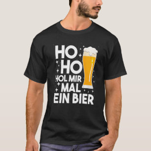 Camiseta Ho Hol Mir Mal Uma Cerveja Engraçada Bebida De Nat