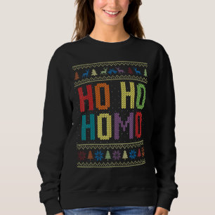 Camiseta Ho Homo Natal Gay Engraçado Papais noeis LGBT Ug
