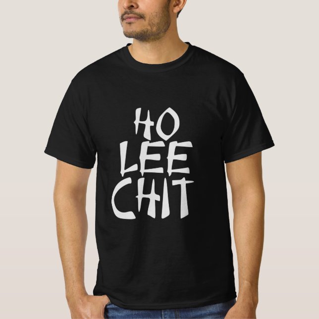 Camiseta HO Lee Chit engraçado asiático (Frente)