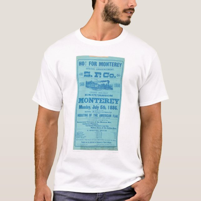 Camiseta Ho para Monterey assim. Propaganda pacífica (Frente)