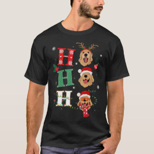 Camiseta Ho Recupera Custo de Natal da Saída Xmas do Ouro