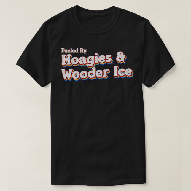 Camiseta Hoages E Pobres Gelados Filhos De Retros Nativos (Frente do Design)