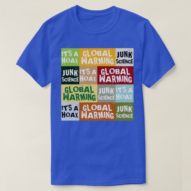 Camiseta Hoax do aquecimento global (Frente do Design)