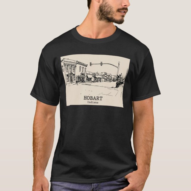 Camiseta Hobart Indiana Oversized (Frente)