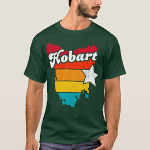 Camiseta Hobart Tasmânia Vintage angustiou Souvenir 2