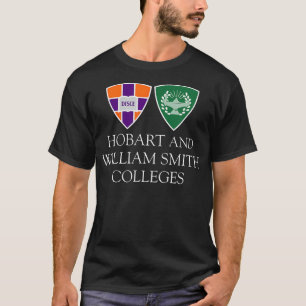 Camiseta Hobart William Smith Colleges Marca do Logotipo Co
