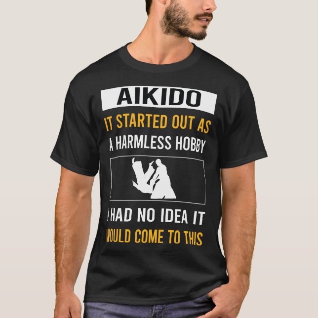 Camiseta Hobby Aikido sem calor (Frente)