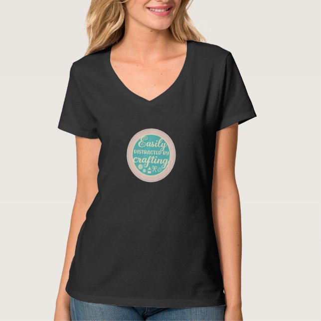 Camiseta Hobby Crafter Funny Dizendo Arranjo De Carrinho (Frente)