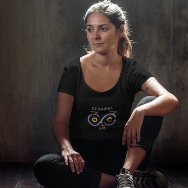 Camiseta Hobby de bicicleta giratória (Criador carregado)