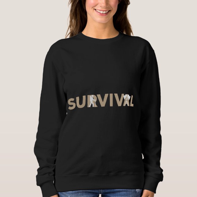 Camiseta Hobby de Sobrevivência com Dentro de Sombra (Frente)