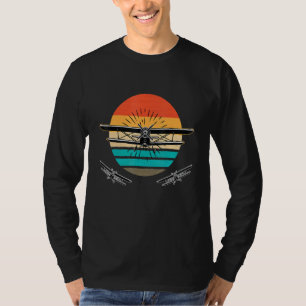 Camiseta Hobby De Voo De Avião De Biavião Design