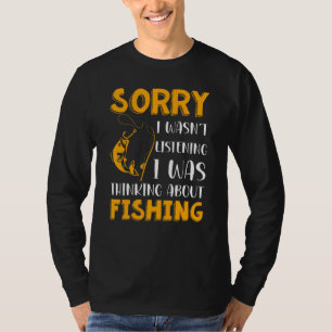 Camiseta Hobby Desculpe Por Estar Ouvindo Que Estava Pensan